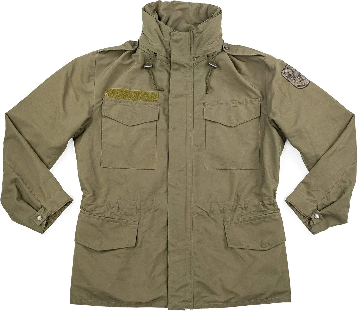 Genuine Austrian Military M-65 Parka, M65 Parka, Military Surplus, Olive Drab Green