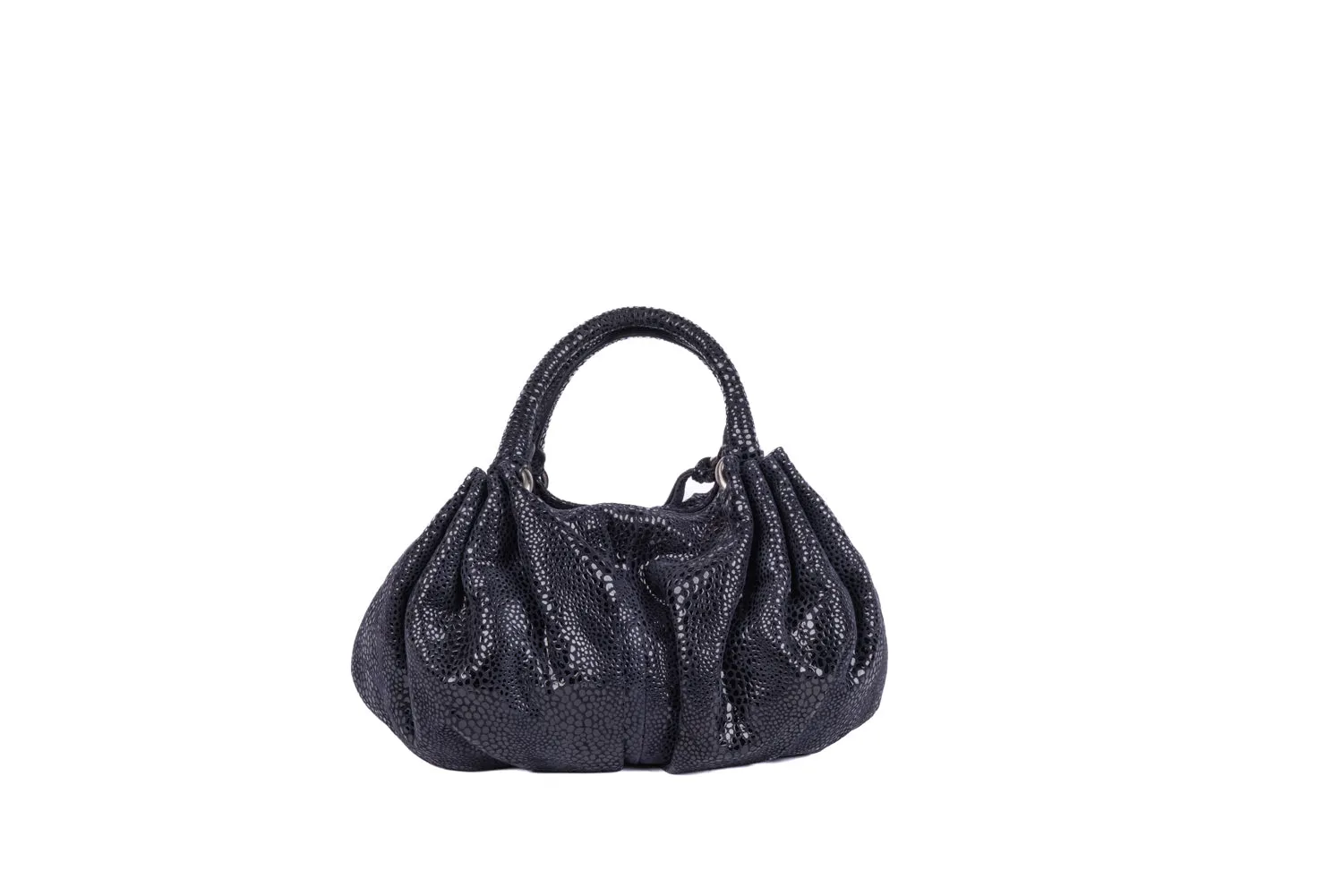 Giorgio Armani Black Leather Handbag