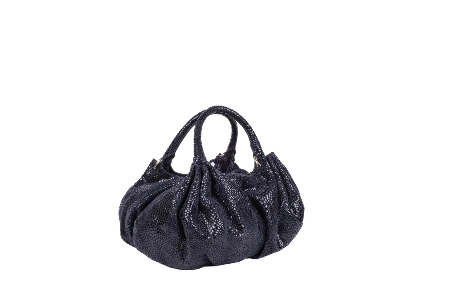 Giorgio Armani Black Leather Handbag