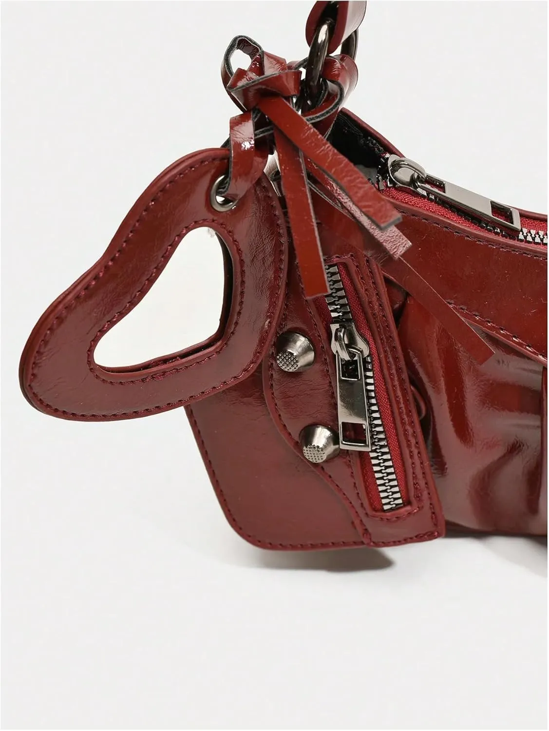 GORGLITTER Women's Buckle Shoulder Bag Western Hobo Bag Pu Leather Handbags with Coin Purse
