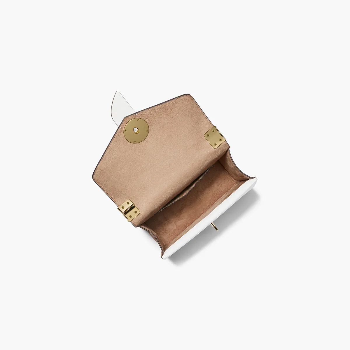 Greenwich Small Color-Block Logo And Saffiano Leather Crossbody Bag