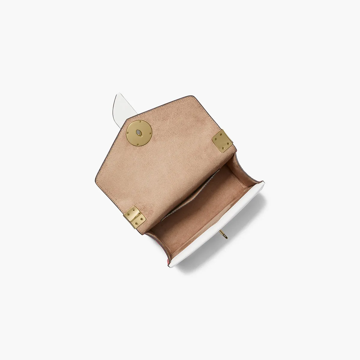 Greenwich Small Color-Block Logo And Saffiano Leather Crossbody Bag