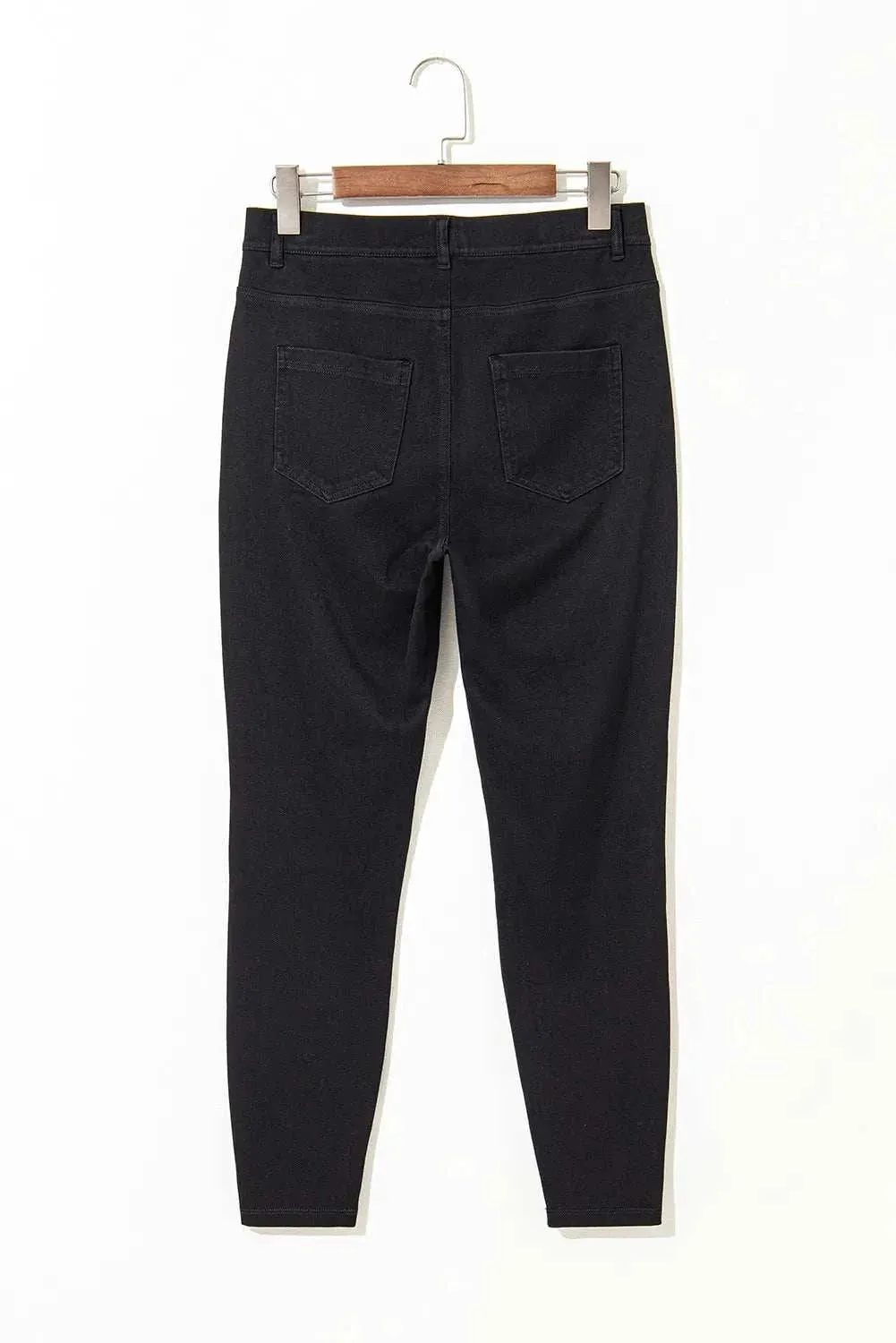 High Waist Jeans with Pockets