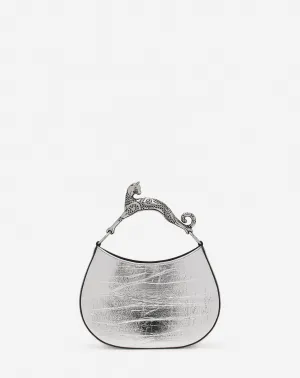 HOBO CAT BAG IN METALLIC LEATHER