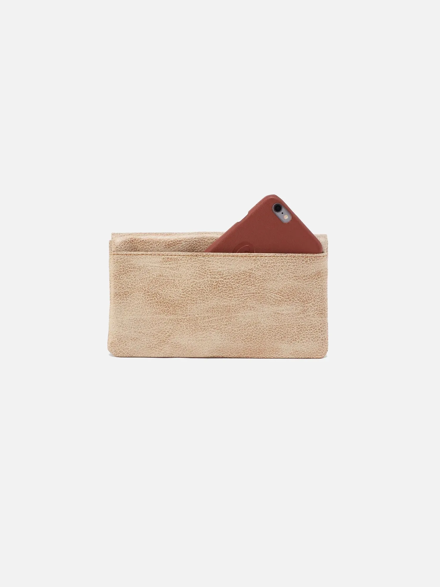 HOBO Lumen Wallet: Metallic Leather