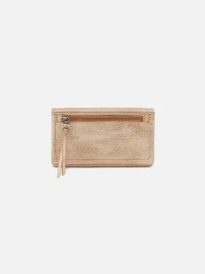 HOBO Lumen Wallet: Metallic Leather