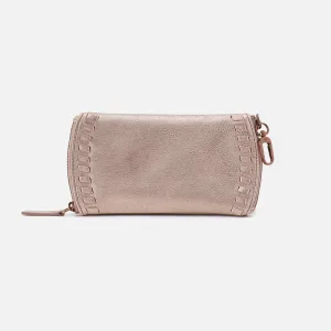 HOBO | Spark Double Eyeglass Case, Pink Gold Metallic