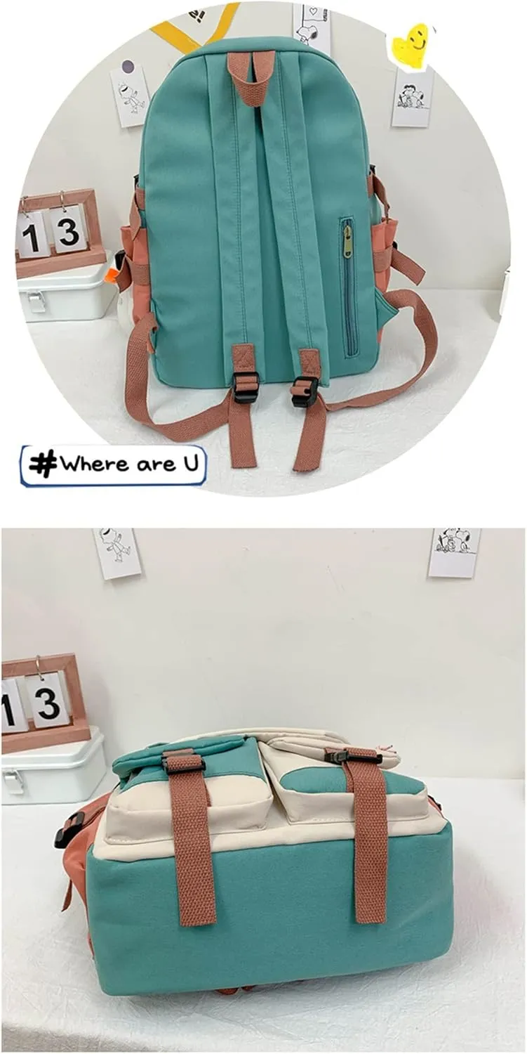 ISaikoy Anime Toilet-bound Hanako-kun Backpack Bookbag Shoulder School Bag Daypack Laptop Bag 11