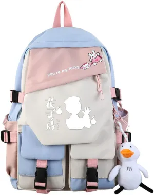ISaikoy Anime Toilet-bound Hanako-kun Backpack Bookbag Shoulder School Bag Daypack Laptop Bag 11