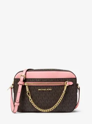 Jet Set Large Logo Crossbody Bag