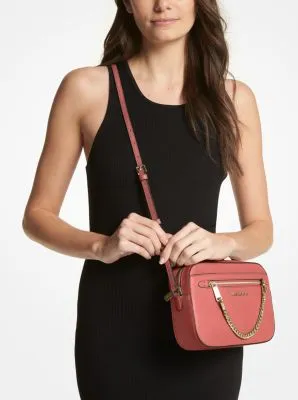Jet Set Large Saffiano Leather Crossbody Bag