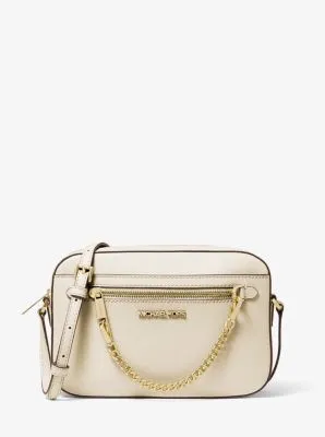 Jet Set Large Saffiano Leather Crossbody Bag
