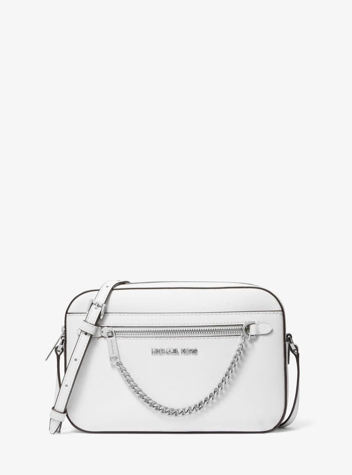 Jet Set Large Saffiano Leather Crossbody Bag