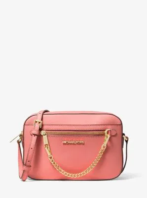 Jet Set Large Saffiano Leather Crossbody Bag
