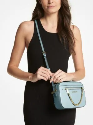 Jet Set Large Saffiano Leather Crossbody Bag