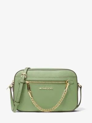 Jet Set Large Saffiano Leather Crossbody Bag