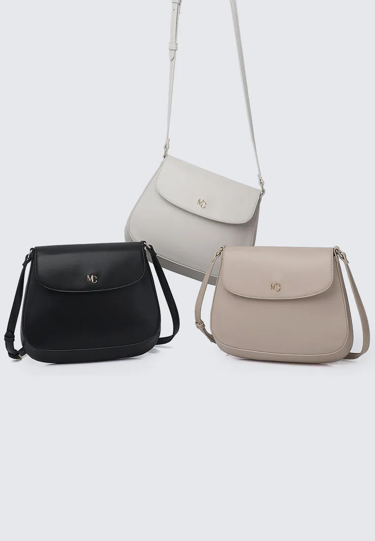 Kale Hobo Shoulder Bag (White)