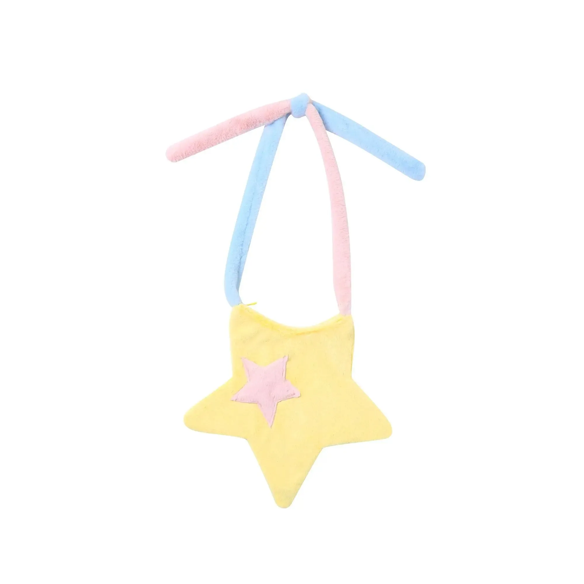 Kawaii Bag Star Shape Messenger Bag Women Y2K Vintage Crossbody Bag Strap Girls Bag Korean Designer 2000s Aesthetic Shoulder Bag