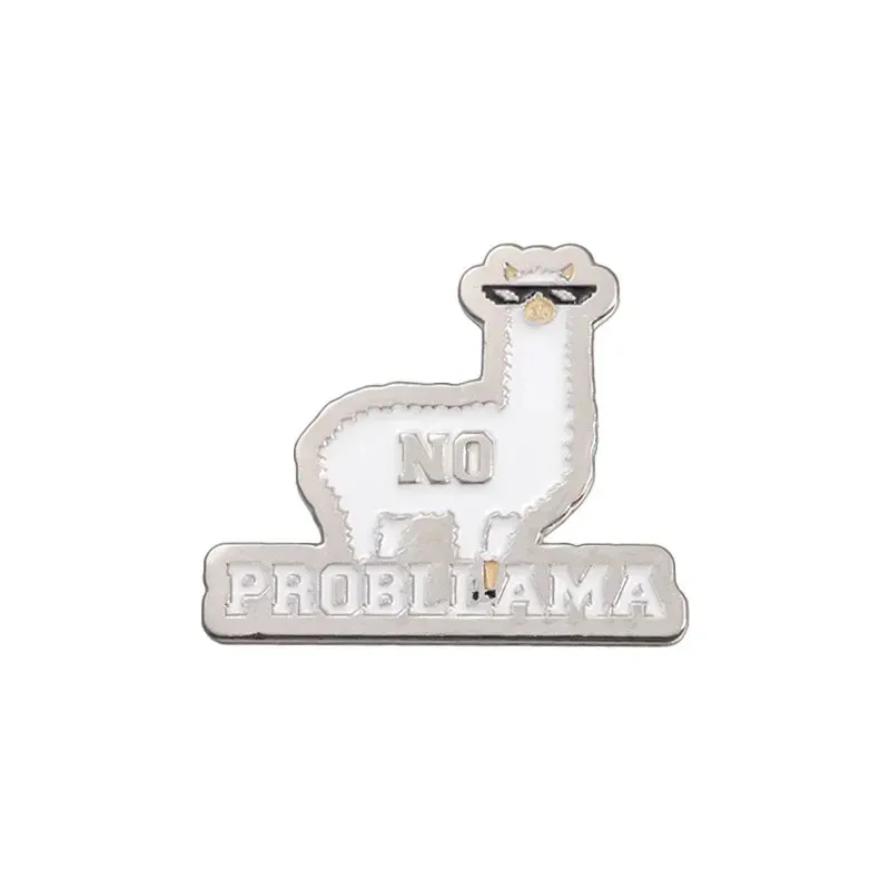 Kawaii Cartoon Alpaca Enamel Pin 🦙✨ Cute Sheep Brooch for Bags & Accessories 🎒💖 Perfect Gift for Animal Lovers!