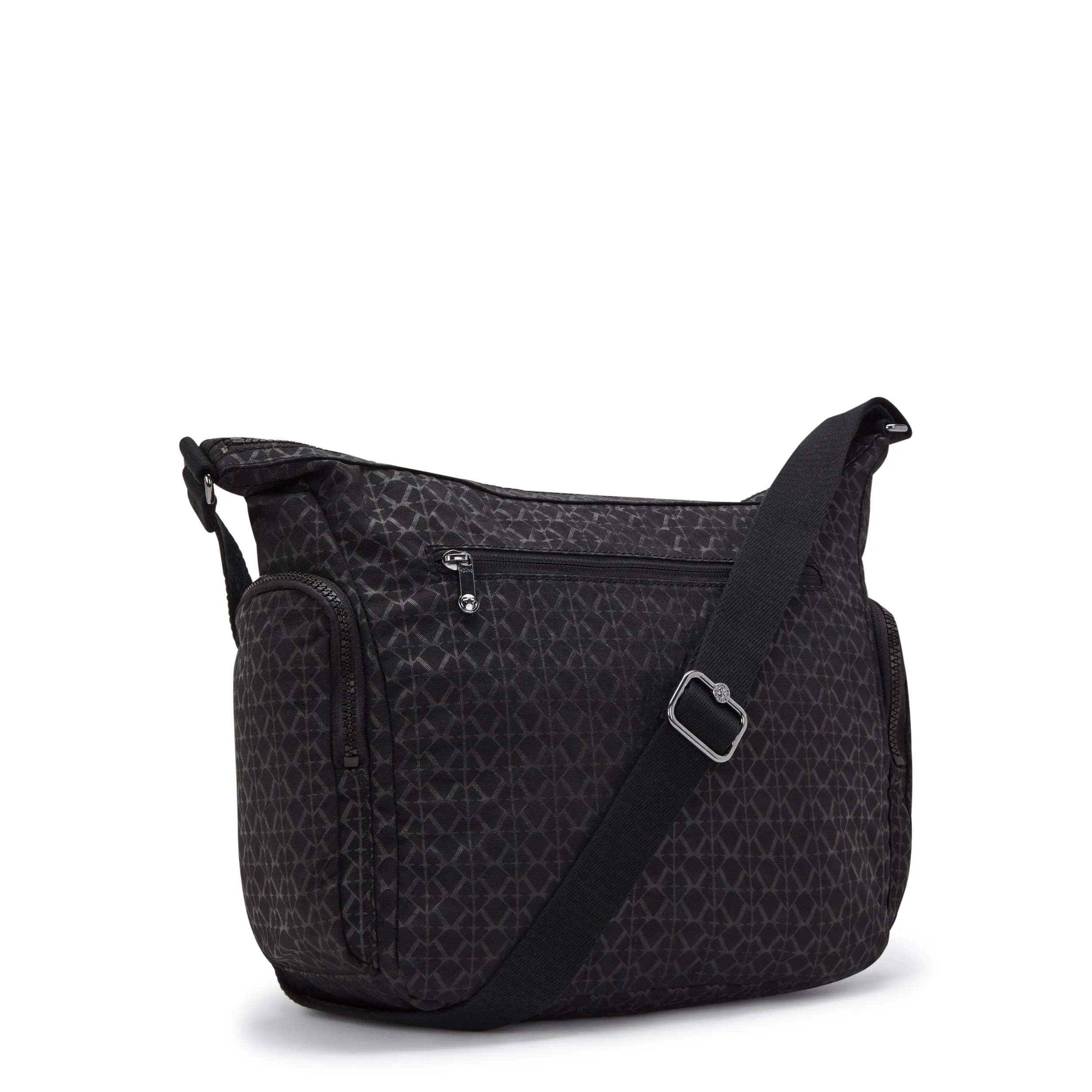 KIPLING-Gabb-Large Crossbody Bag with Adjustable Straps-Signature Emb-I3945-K59