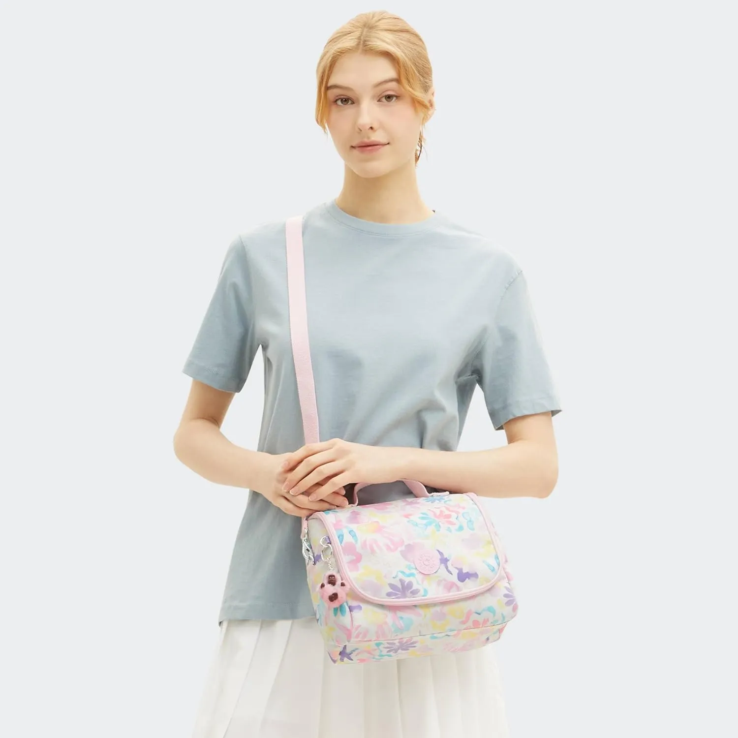 Kipling New Kichirou Metallic Lunch Bag