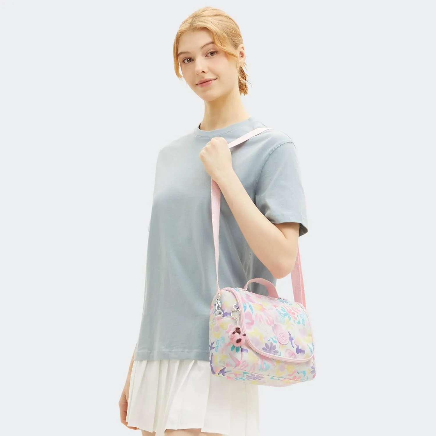 Kipling New Kichirou Metallic Lunch Bag
