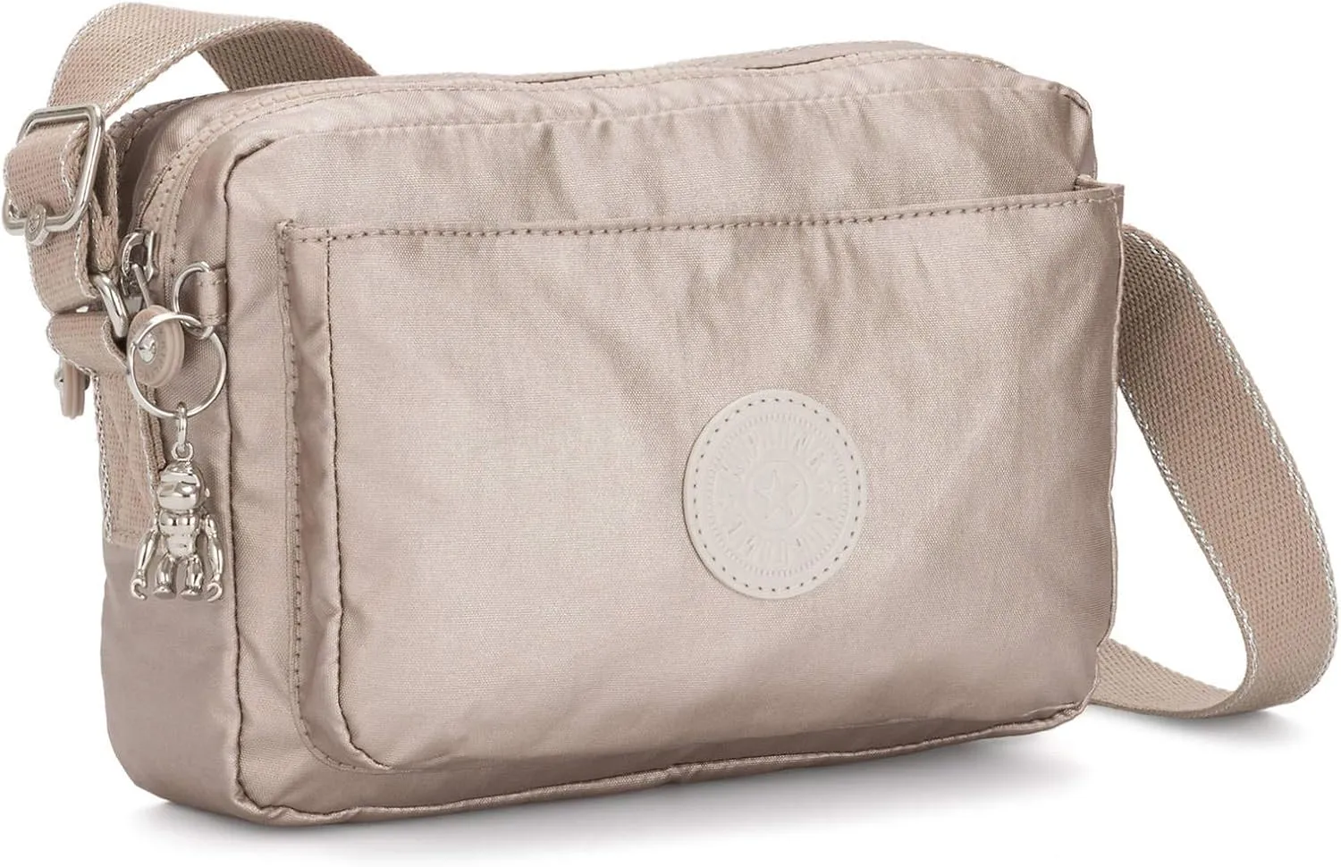 Kipling Women’s Abanu Medium Crossbody Bag, Lightweight, Adjustable Nylon Waist Pack with Multi-Compartment Zip Pockets