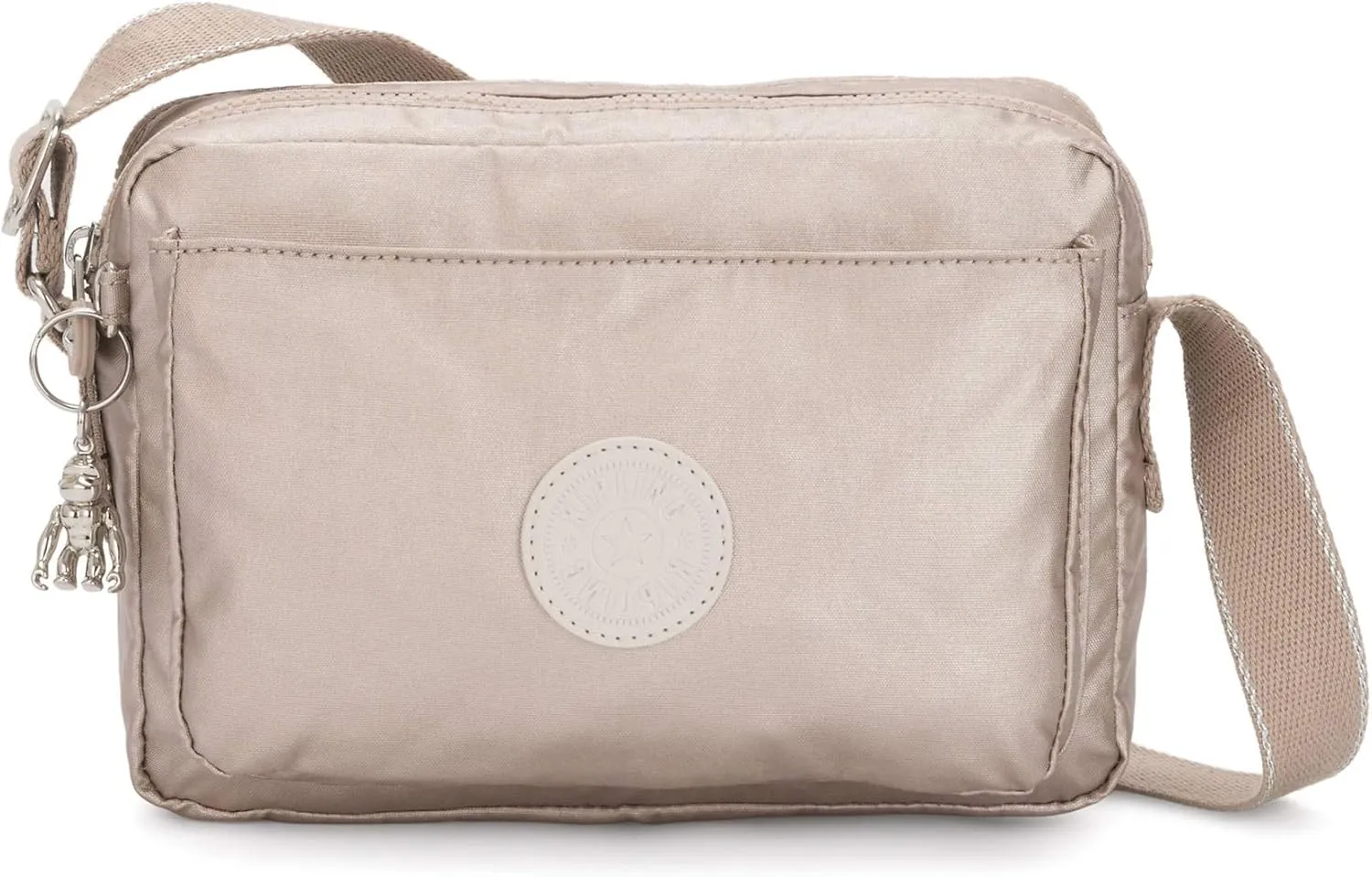 Kipling Women’s Abanu Medium Crossbody Bag, Lightweight, Adjustable Nylon Waist Pack with Multi-Compartment Zip Pockets