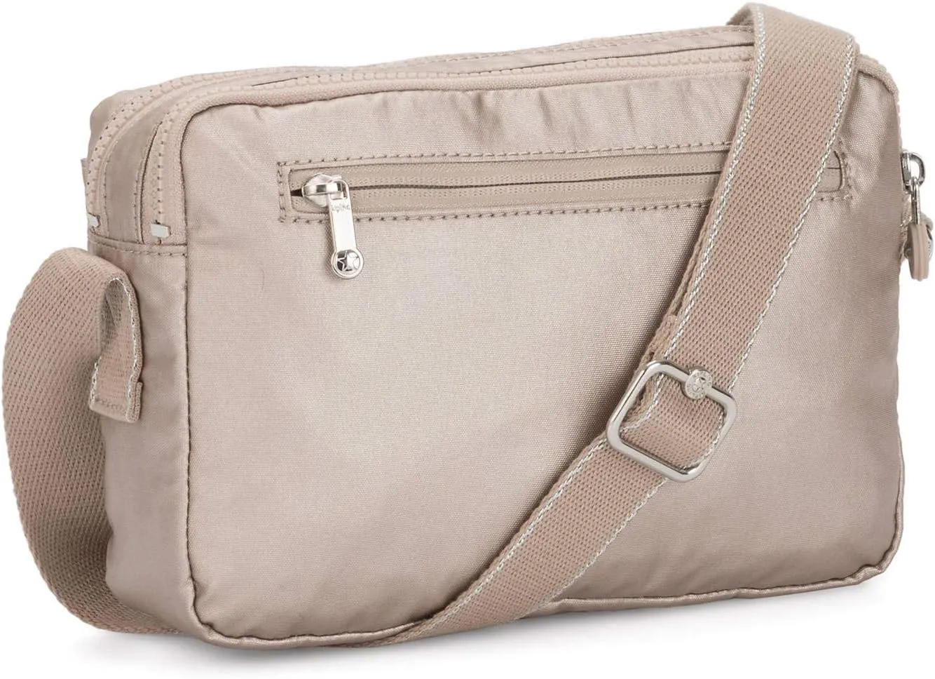 Kipling Women’s Abanu Medium Crossbody Bag, Lightweight, Adjustable Nylon Waist Pack with Multi-Compartment Zip Pockets