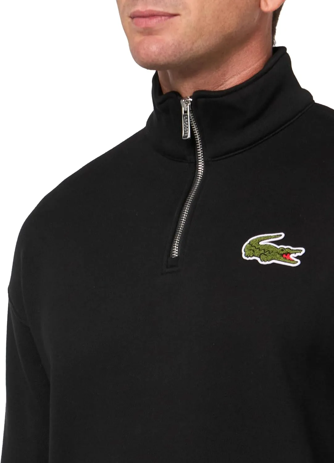 Lacoste Men's Loose Fit High Collar Sweatshirt