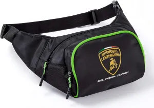 Lamborghini Squadra Corse Waist Bag Black