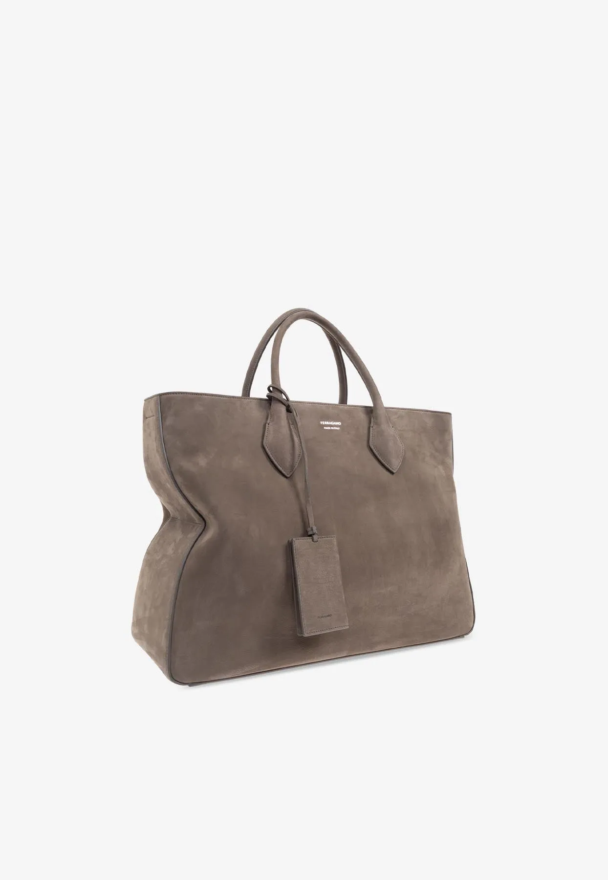 Large Star Shaped Suede Tote Bag