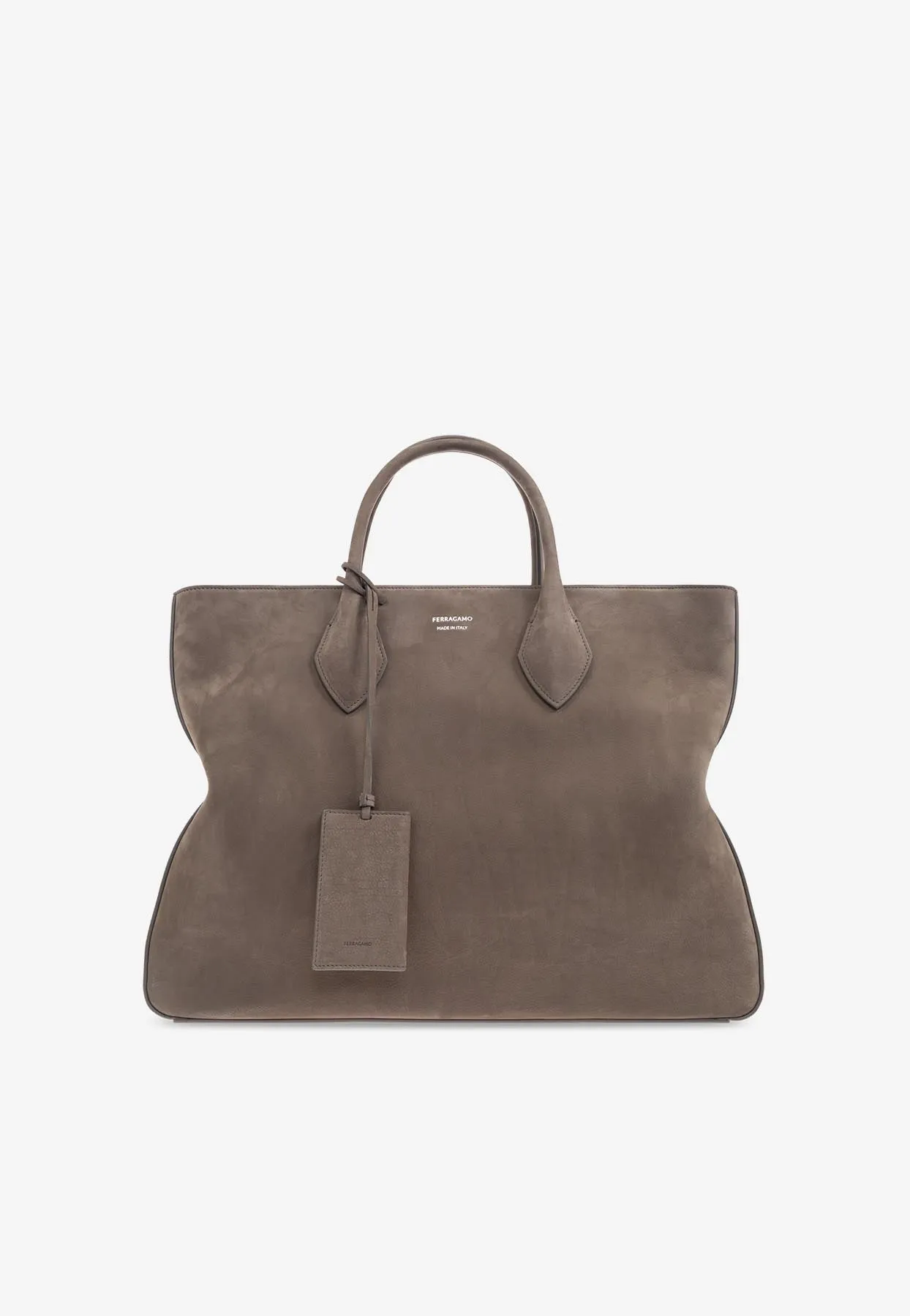 Large Star Shaped Suede Tote Bag