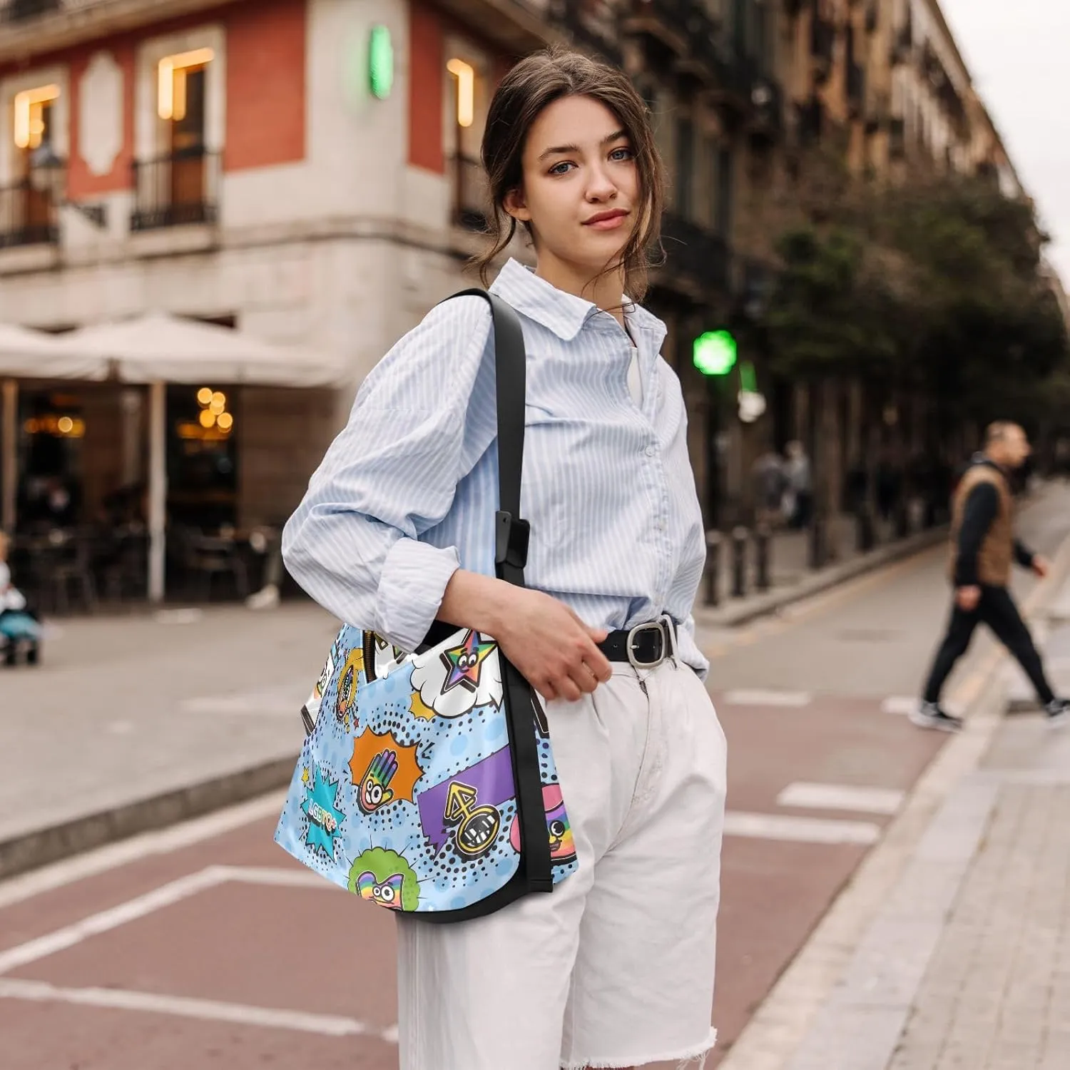 Leather Crossbody Bags for Women Crossbody Purse with Guitar Strap Zipped Pockets Handbag Shoulder Bag Multicolor 1