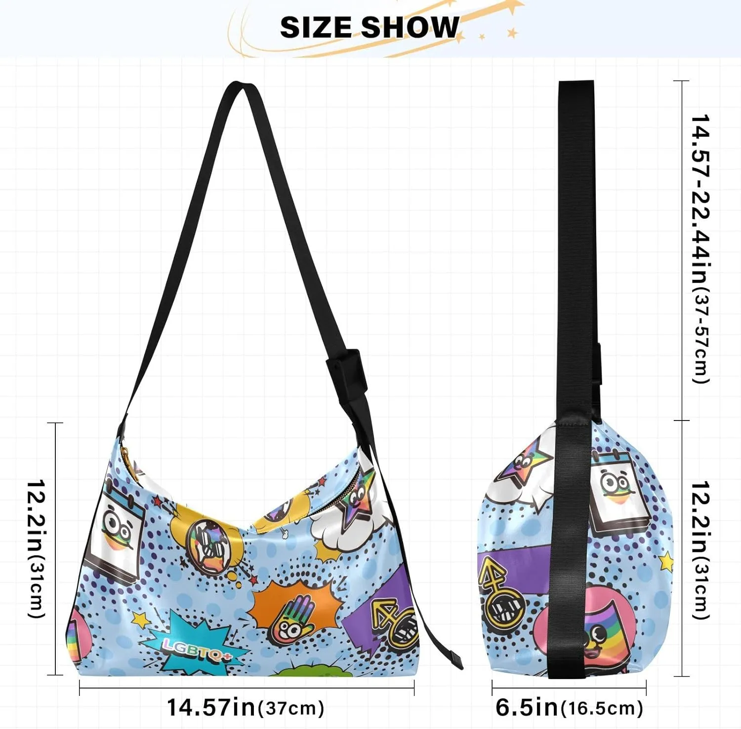 Leather Crossbody Bags for Women Crossbody Purse with Guitar Strap Zipped Pockets Handbag Shoulder Bag Multicolor 1