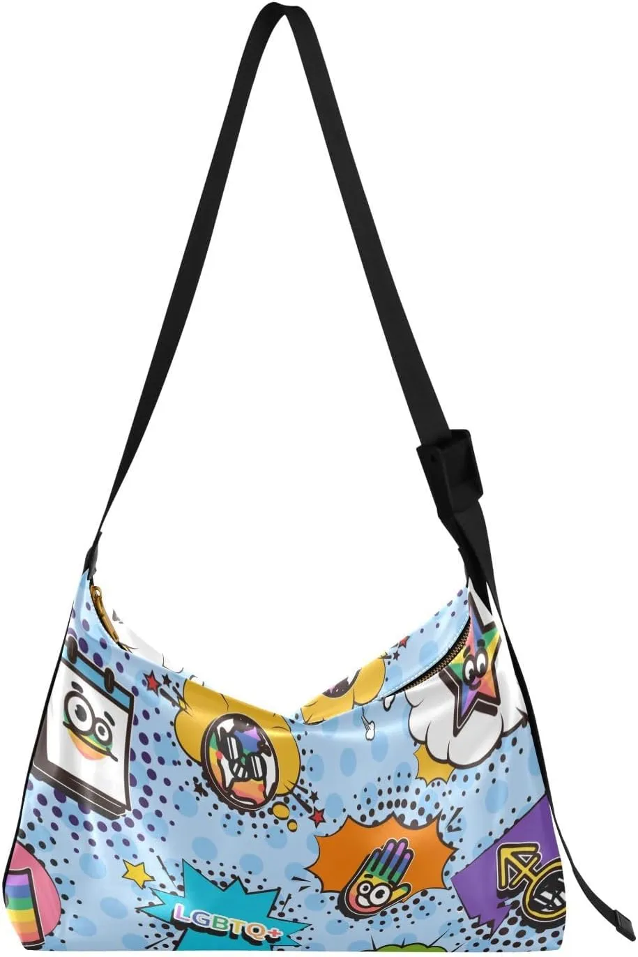 Leather Crossbody Bags for Women Crossbody Purse with Guitar Strap Zipped Pockets Handbag Shoulder Bag Multicolor 1