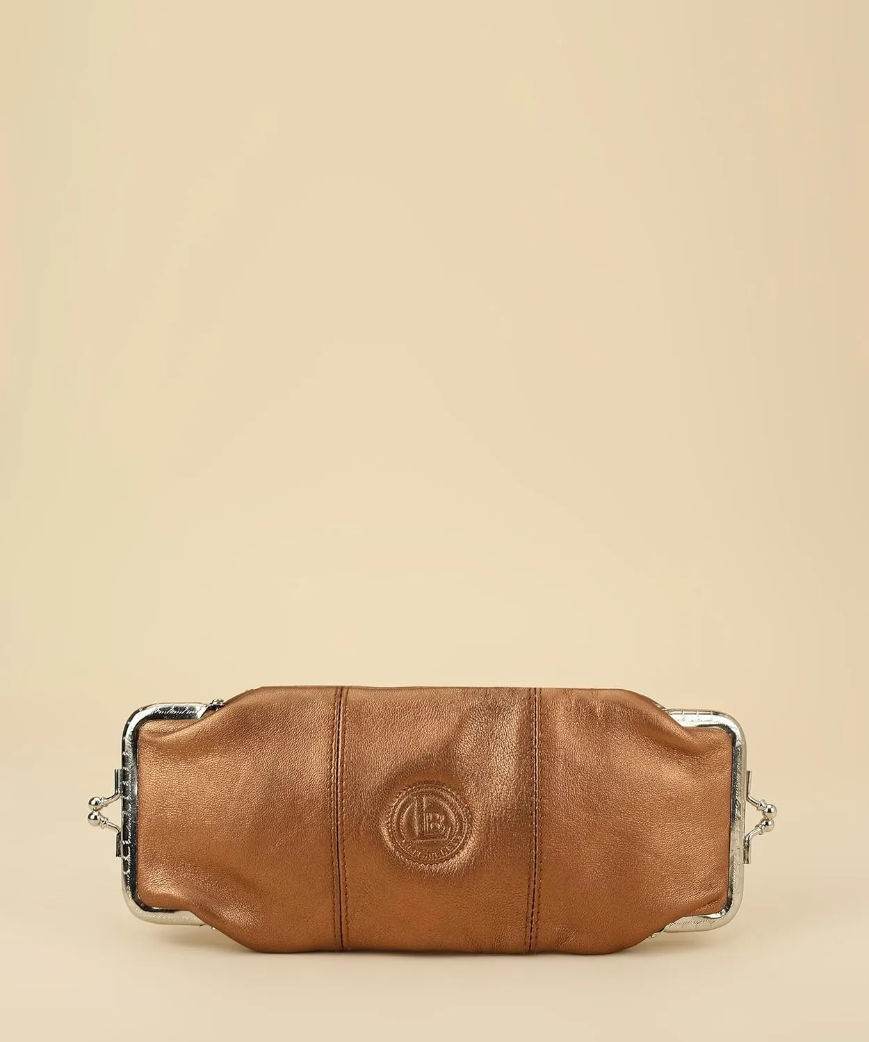 Leatherboss Leather Cigarette and Lighter Case with Hidden Zipper Pocket | Premium Handcrafted Design | Twist Clasp Closure | for Daily Use | Metallic Copper