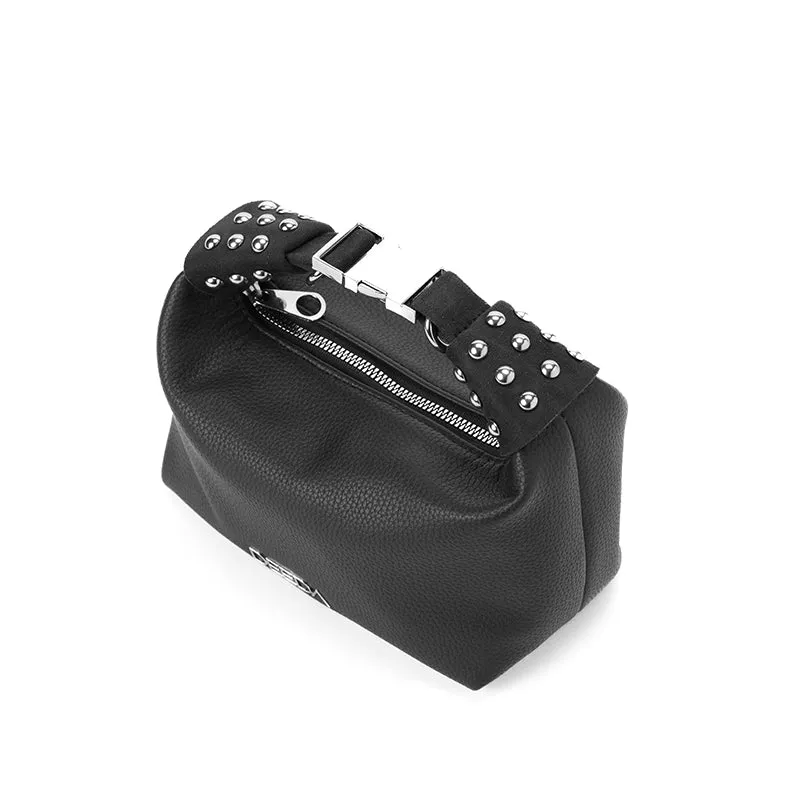LEILA MINI HOBO - BLACK