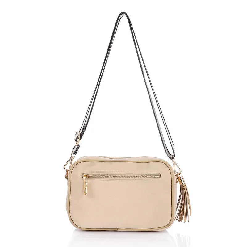 LID-DVTV-037 Zipped Textile Cross Body Bag