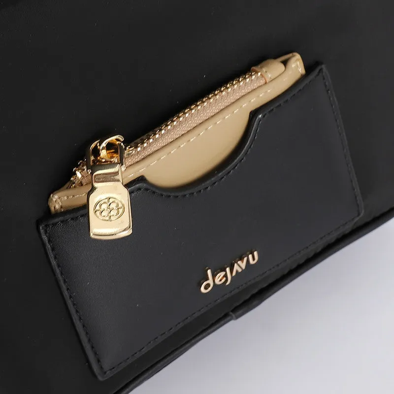 LID-DVTV-037 Zipped Textile Cross Body Bag