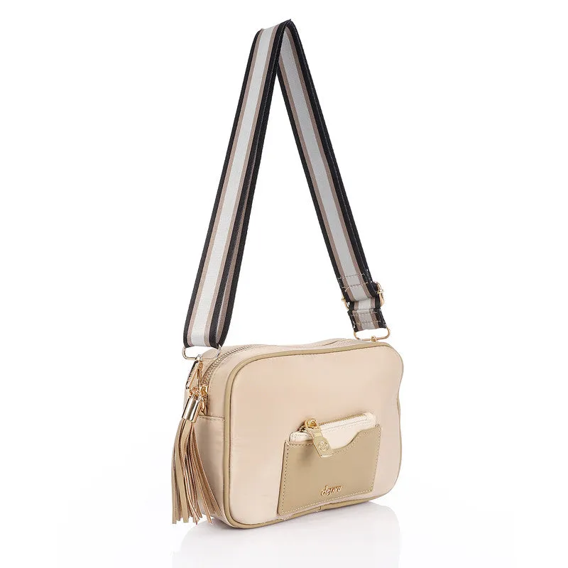 LID-DVTV-037 Zipped Textile Cross Body Bag