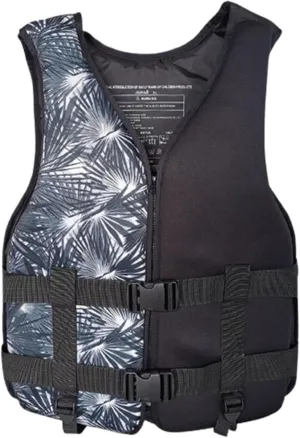 Life Jackets with Adjustable Belt and Zipped, Swimming Jacket for Boating Fishing Surfing(Black B,XX-Large)