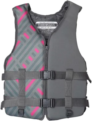 Life Jackets with Adjustable Belt and Zipped, Swimming Jacket for Boating Fishing Surfing(Grey,Small)