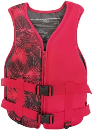Life Jackets with Adjustable Belt and Zipped, Swimming Jacket for Boating Fishing Surfing(Red,X-Large)
