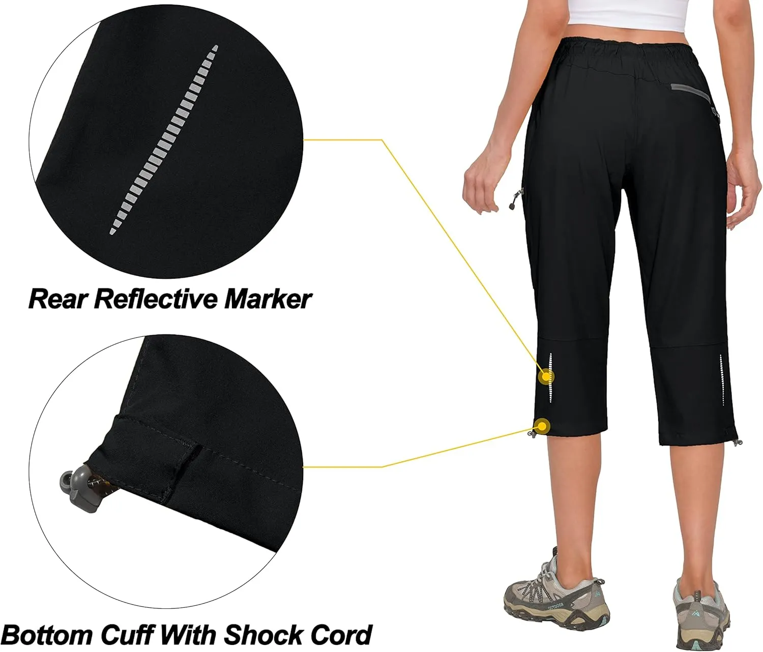 Little Donkey Andy Women's Quick Dry 3/4 Pants Capri Shorts Lightweight Hiking Travel Casual