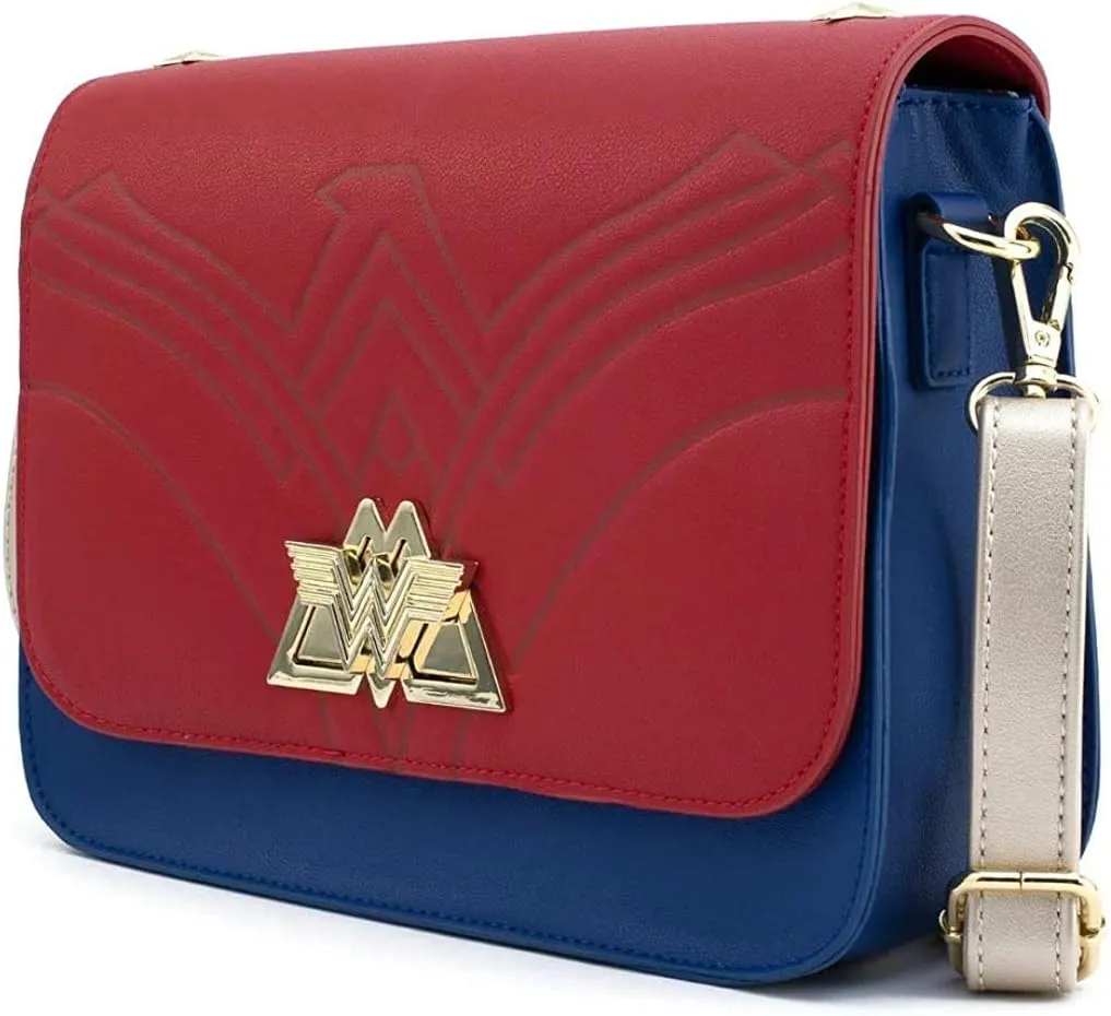 Loungefly x DC Comics Wonder Woman 1984 Lasso Strap Crossbody Bag
