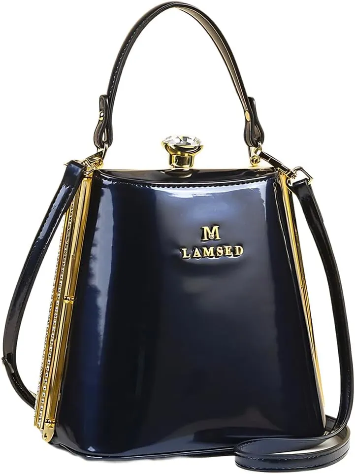 Luxury Fashion Diamonds Purse Women Leather Evening Bag Small Shoulder Crossbody Bag Crystal Buckle Party Mobile Phone Bags
