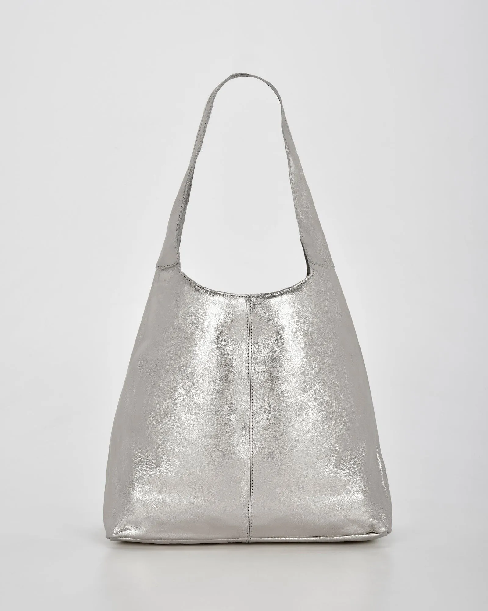 Lynx Metallic Hobo With Pouch