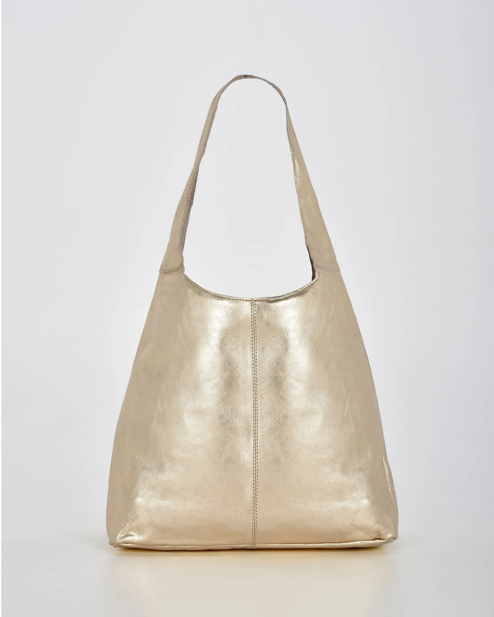 Lynx Metallic Hobo With Pouch