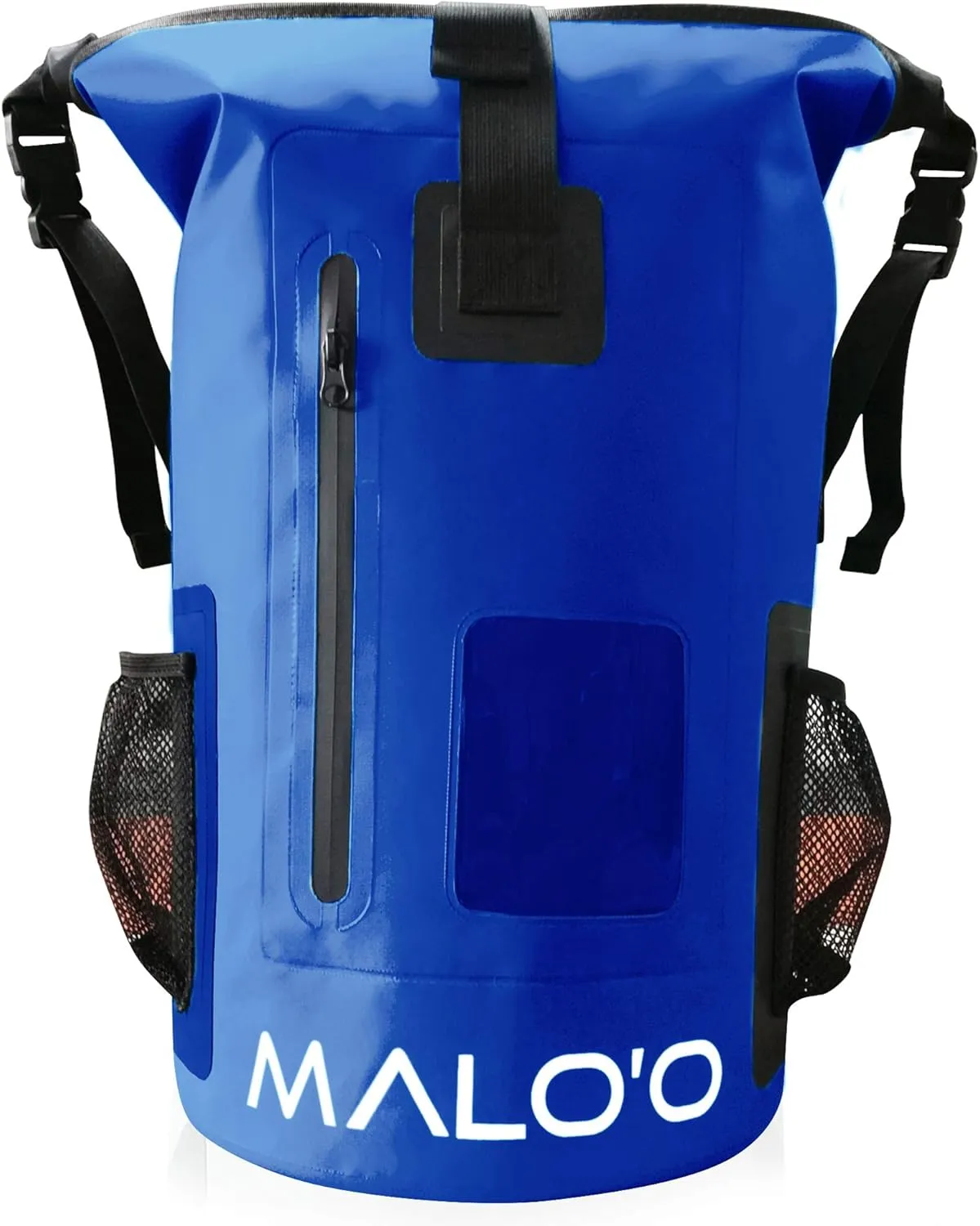 Malo'o 30L Waterproof Roll-Top Backpack - Ideal for Beach, Backpacking, Fishing, and Kayaking - Heavy-Duty Beach and Boat Accessory
